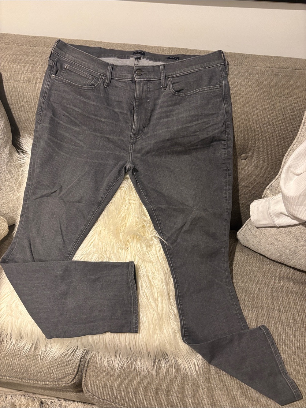 J. Crew Men's Gray Slim Jeans